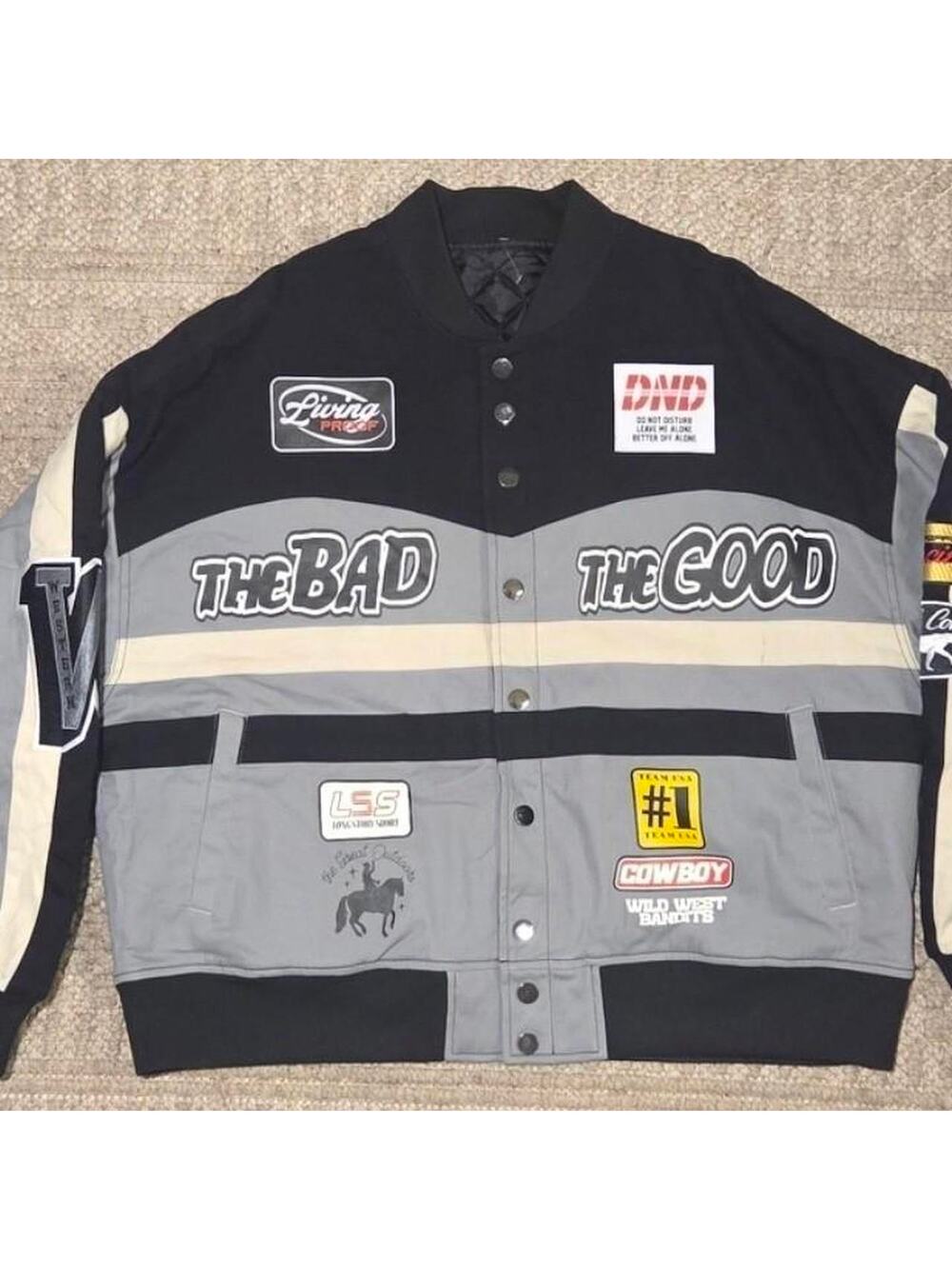 The Bad The Good Patch Bomber Jacket- PacSun MEDIUM